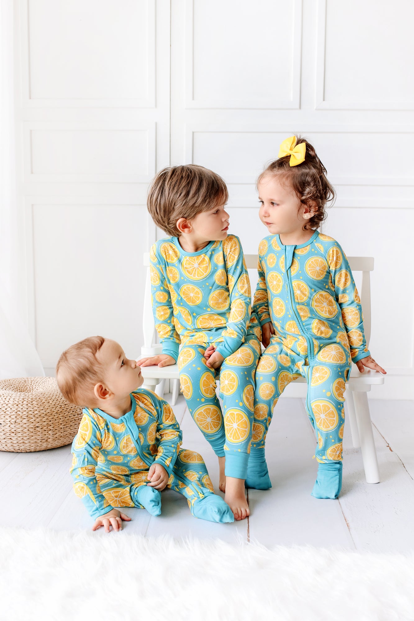 Citrus pijama de dos piezas hecho de bambú