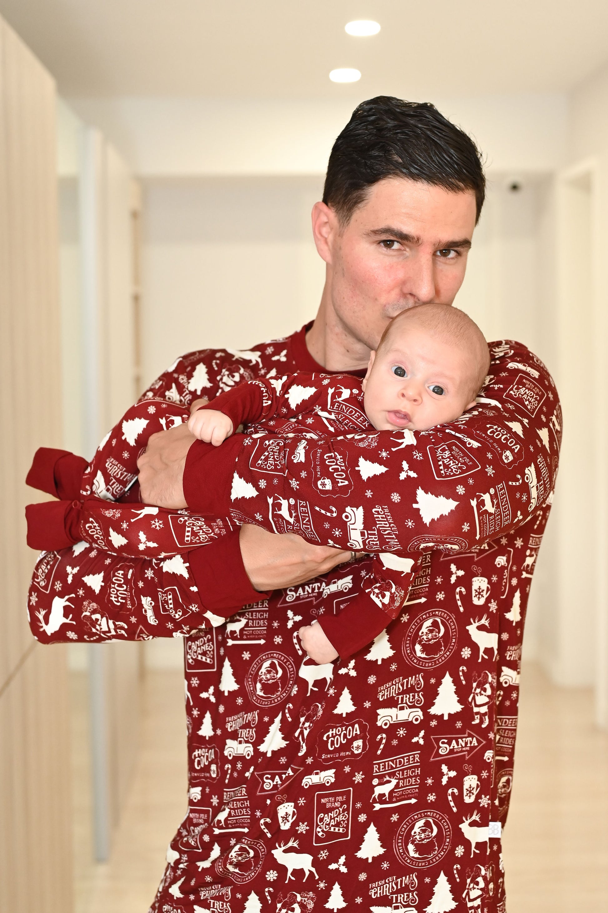 Santa stop here set pijama de Hombre