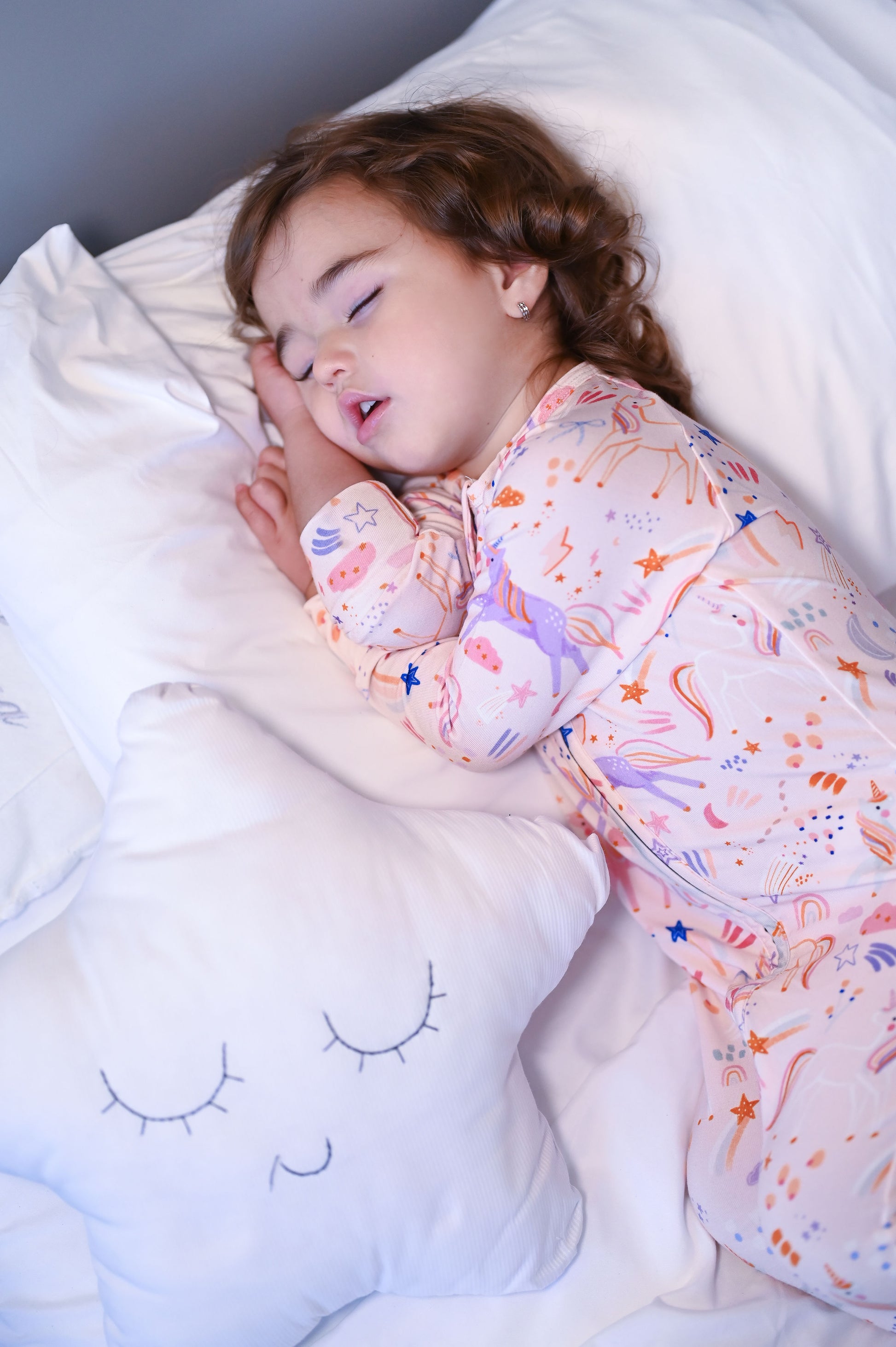 Unicornios enterizo de bambú doble cierre