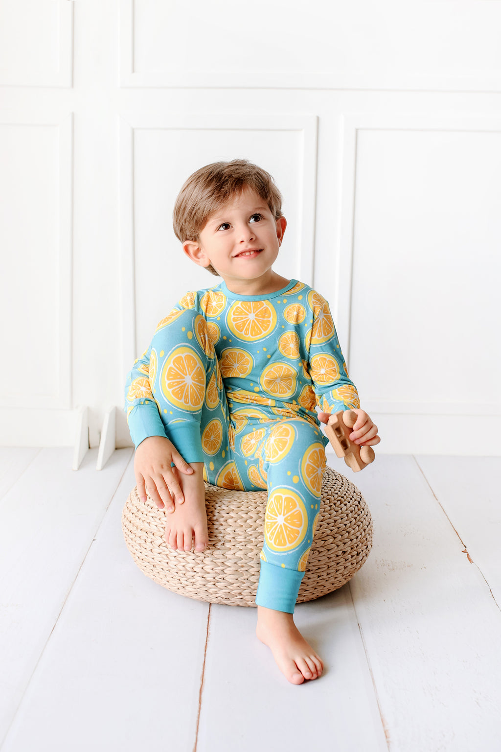 Citrus pijama de dos piezas hecho de bambú