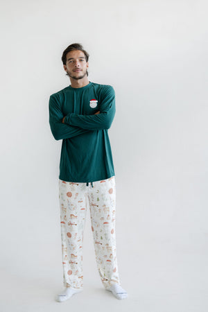 Pijama de Hombre de bambú | Santa Magic Key