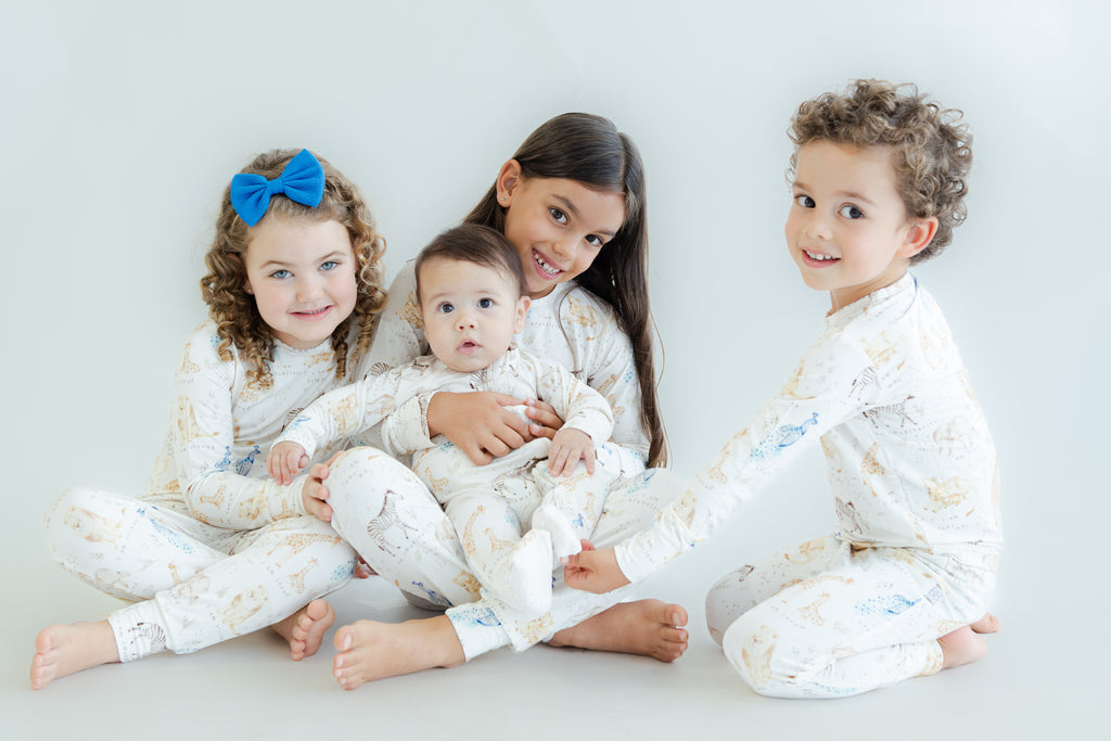 Pijama enterizo de bambú para bebé, doble cierre | I am