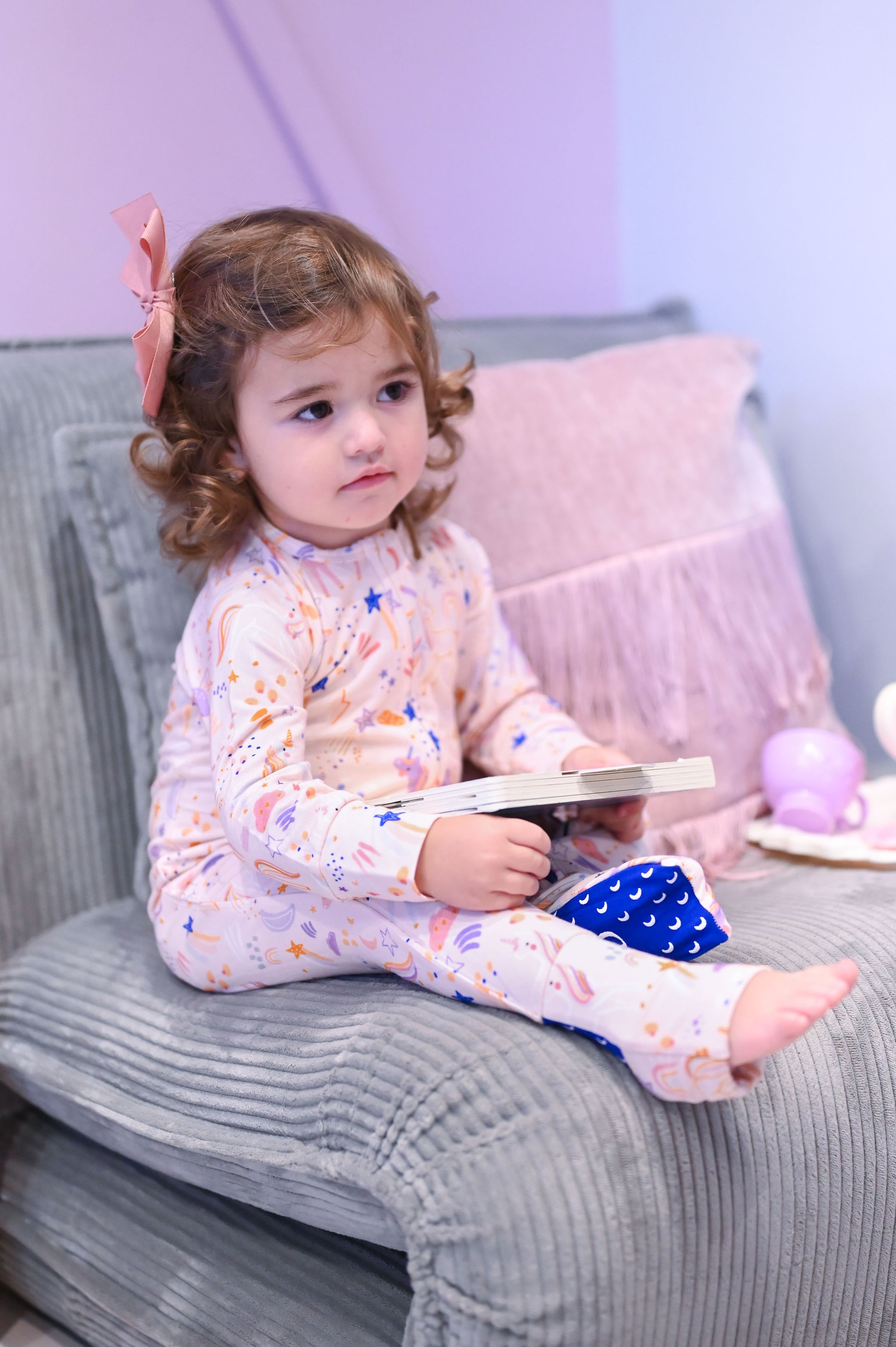 Unicornios enterizo de bambú doble cierre