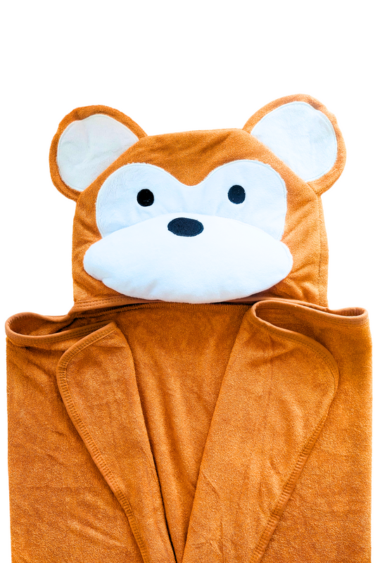 Monkey toalla con capucha