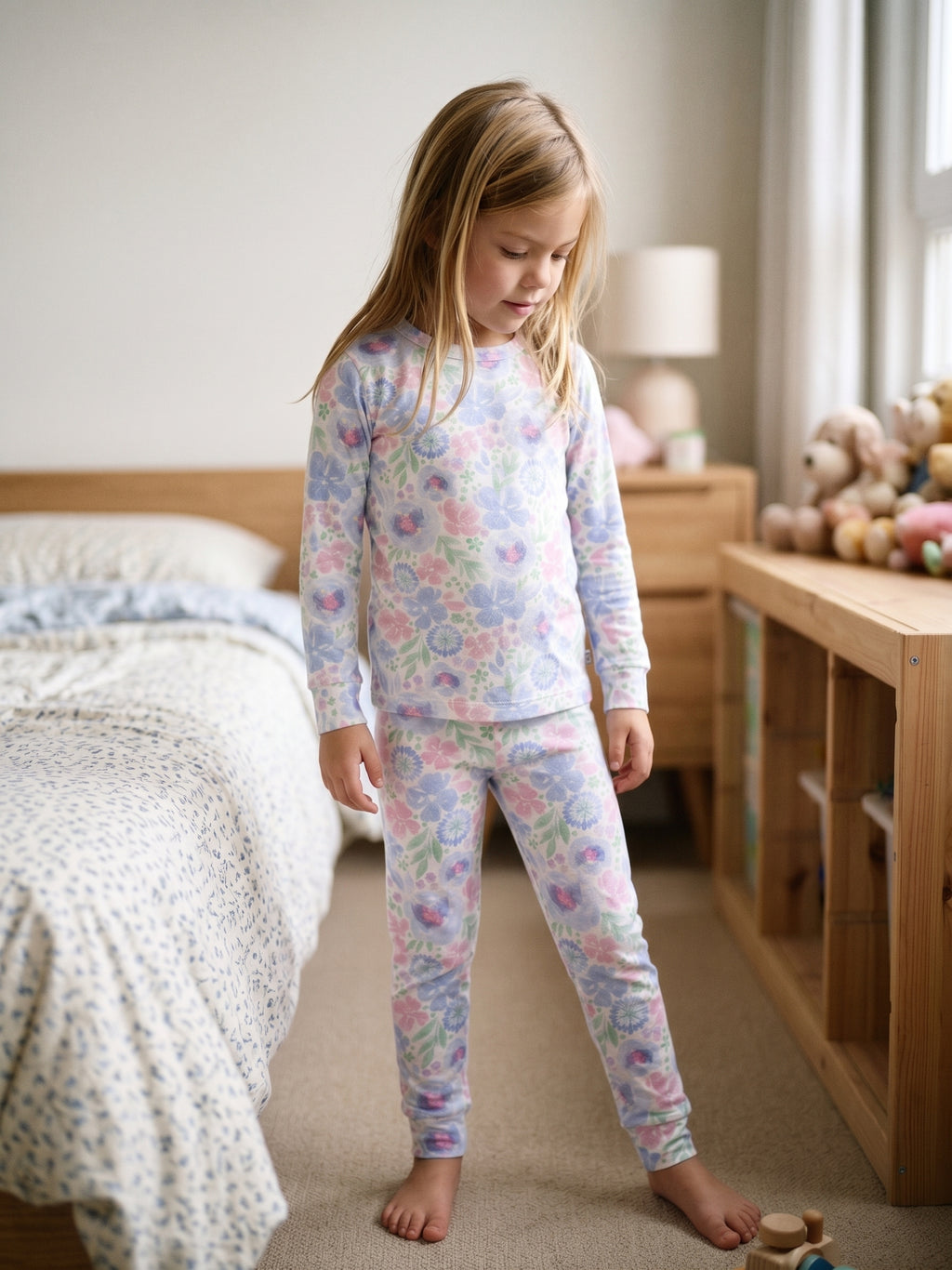 Lila Bloom pijama de dos piezas hecho de bambú