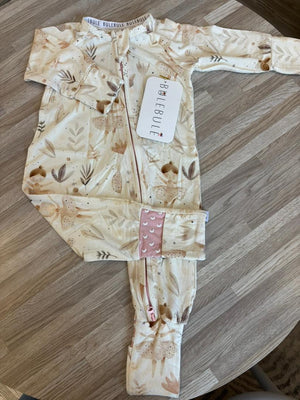 Pijama enterizo de bambú para bebé, doble cierre | Tiny Dancer