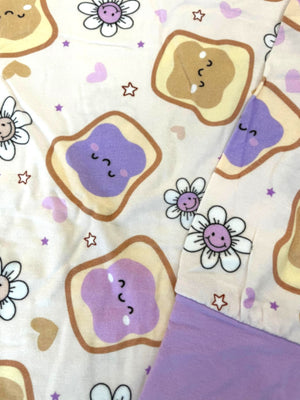 Peanut Jelly Enterizo de bambú doble cierre
